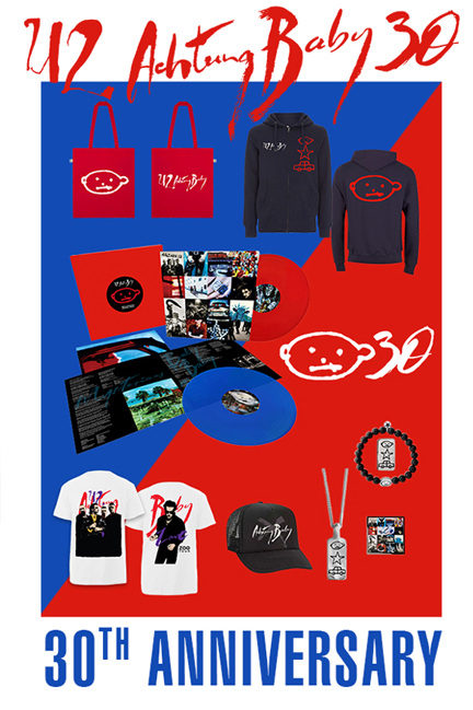 Achtung Baby 30th Official Merchandise Collection